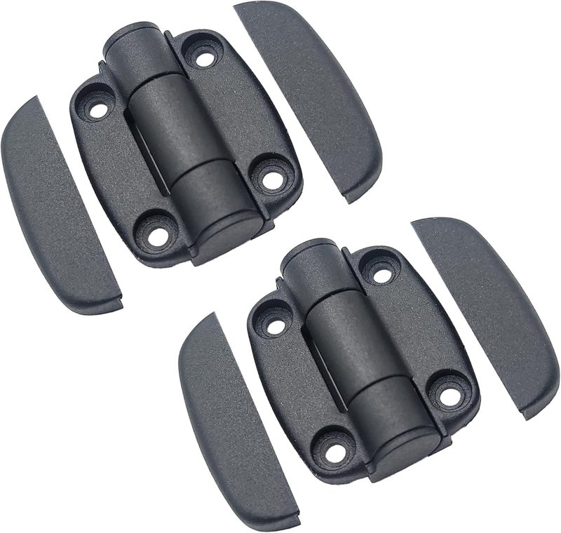 Evan Nylon Butt Hinge Surface Mount Free Swinging Replace SOUTHCO G6-0-1, 2 Pack - Image 1